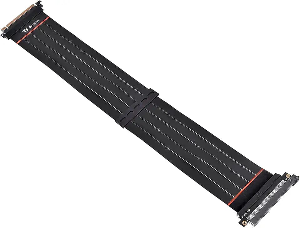 Thermaltake TT AC-059-CO1OTN-C1 Premium PCI-E 4.0 High Speed Flexibles Verlängerungskabel 600 mm
