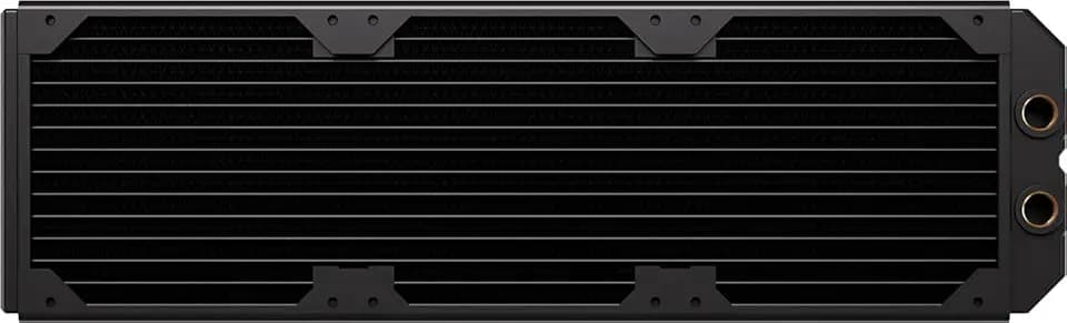 CORSAIR Hydro X-Serie XR5 NEO V2 360 mm Radiator für Custom-Wasserkühlung – Kompatibel mit iCUE LINK-Lüftern, 3 x 120 mm Lüfterhalterungen, Schraubenschutzplatten, G1/4-Zoll-Gewinde – Schwarz