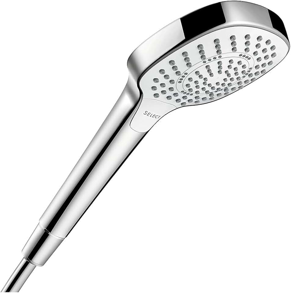 Hansgrohe Croma Select E 4-inch Modern Handheld Shower Head 3-Spray in , 04948400