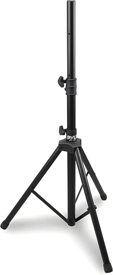 PYLE Lautsprecherständer höhenverstellbar 91–148 cm – Boxenständer & Lautsprecher Ständer – Speaker Stand 35 mm – Faltbares Lautsprecher Stativ – Robustes Boxenstativ & Boxen Ständer für PA & Studio