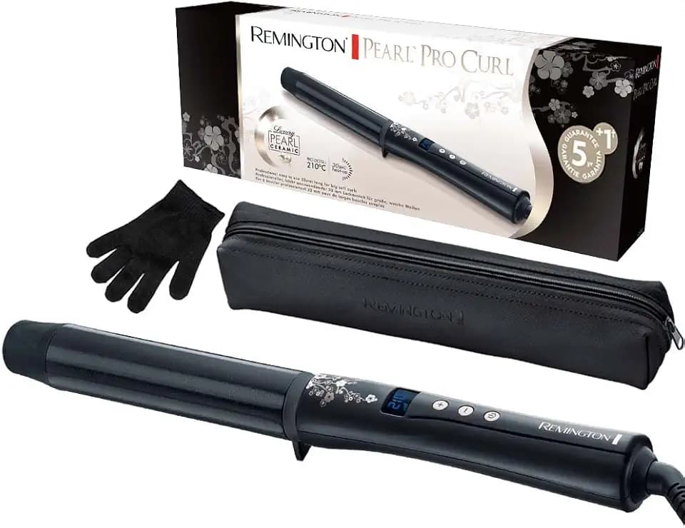 Remington Lockenstab Pearl Digital, 32 mm, LCD-Display, Schwarz, CI9533