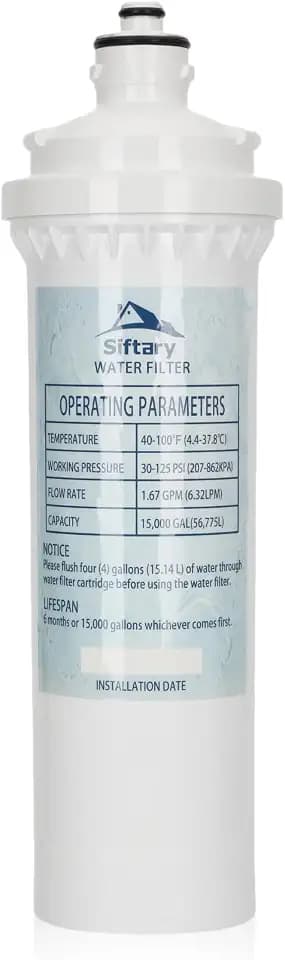 Oceanloch-m Water Filter Replacement for C Pure Oceanloch-m Filtration System, 1 Micron Rating, 1.67 GPM Flow Rate Twist-In Chlorine Filter Compatible with Everpure H-300+M, H-300, H-200(1 PACK)