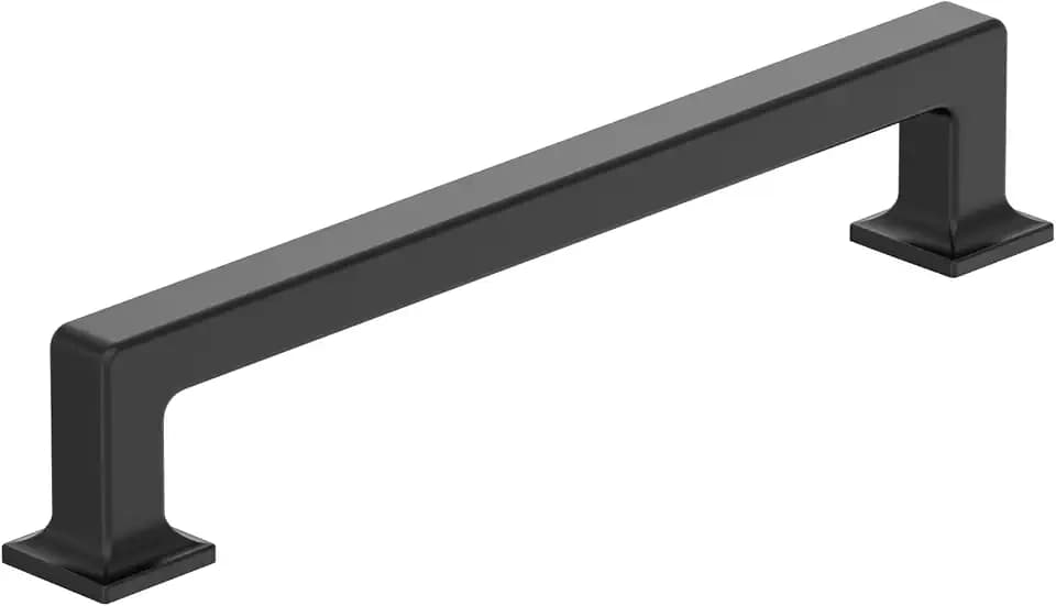 Amerock 6-5/16" Lintel Matte Black Drawer Pull