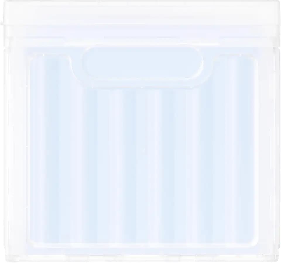 Oterri Lockable Plastic File Box with Lid for Letter-Size
