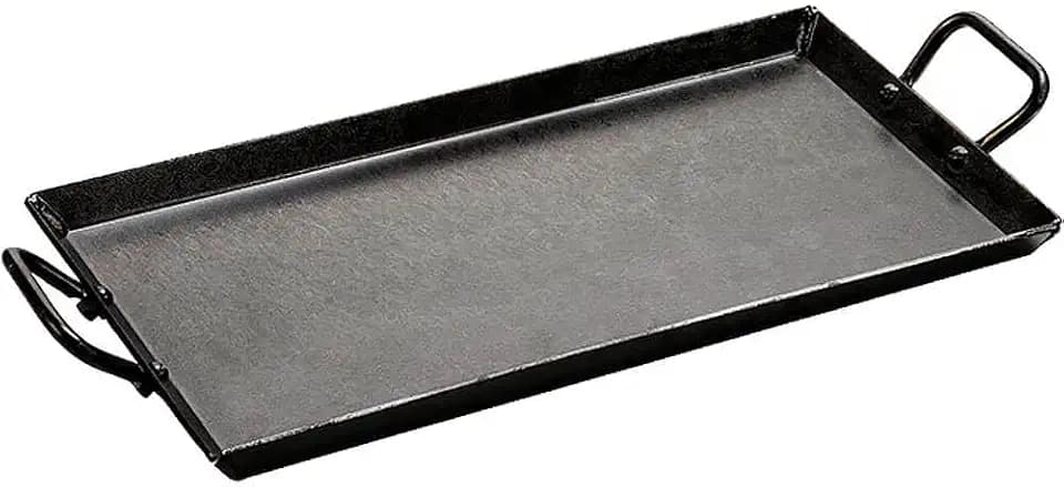 Lodge Pre-Seasoned Carbon Steel Griddle, 18 x 10 Inches