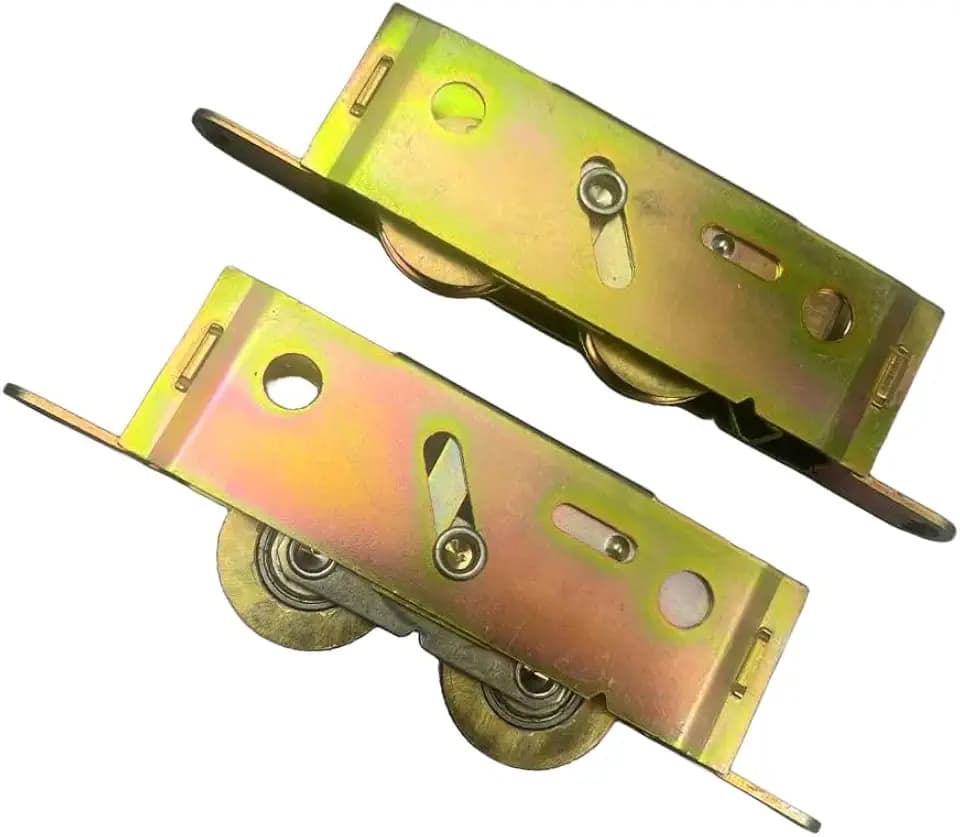 Sliding Patio Door Tandem Roller Assembly,1-1/4 Inch Steel Ball Wheel Bearing, Sliding Door Wheel Replacement, 2 Pack