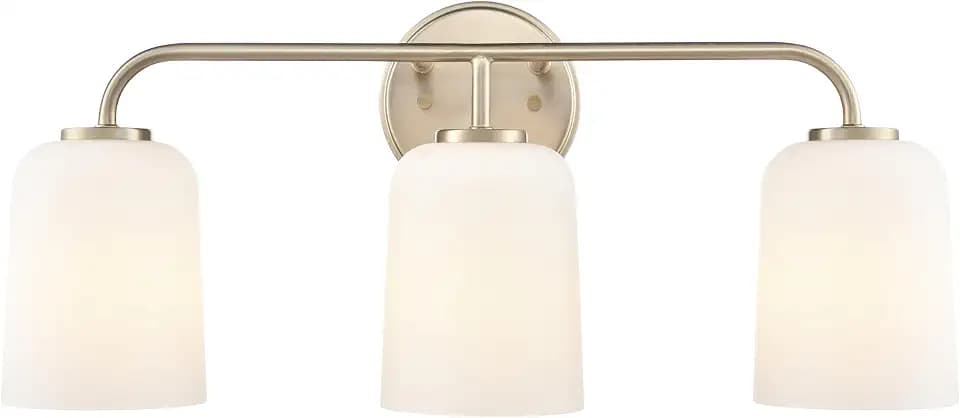 ML Lighting 214203-MG Laphia 22" Wide 3-Light Vanity - Modern Gold