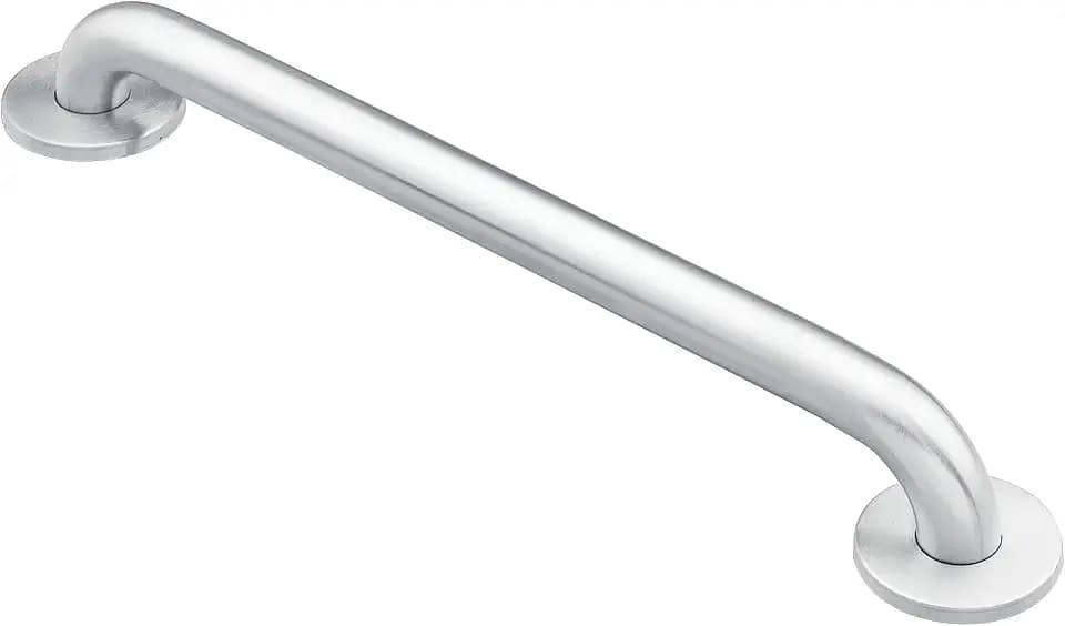 Moen Home Care Bathroom Safety 32 Inch Stainless Steel Handicap Grab Bar for Bathtub and Shower, Elderly Assistance Product with Concealed Screws, 8732