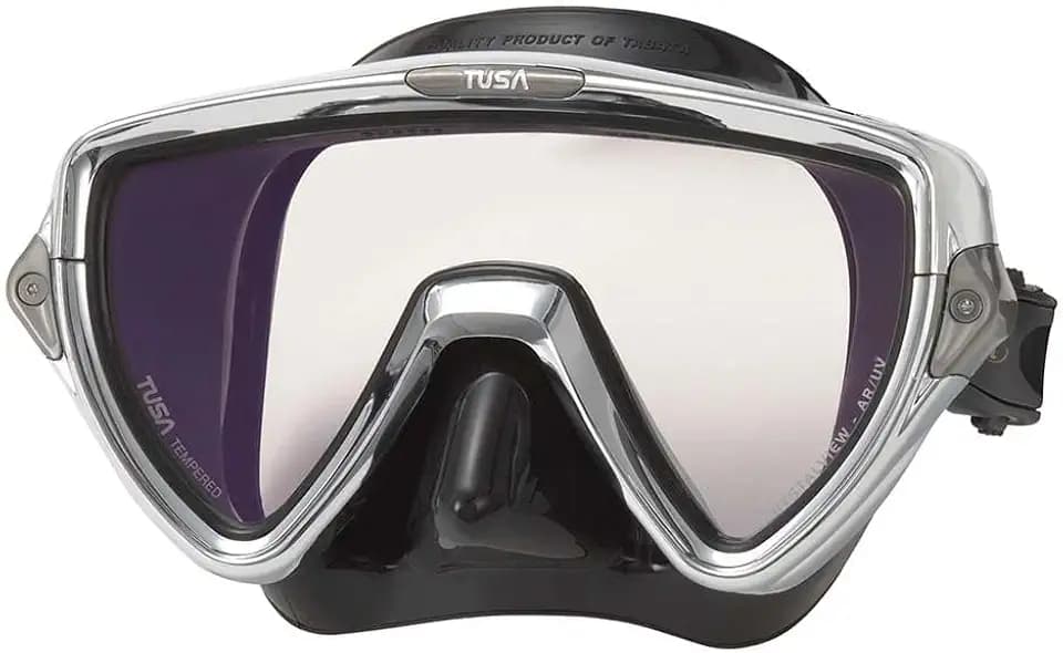 TUSA M-110 Visio Uno Pro Scuba Diving Mask, Chrome
