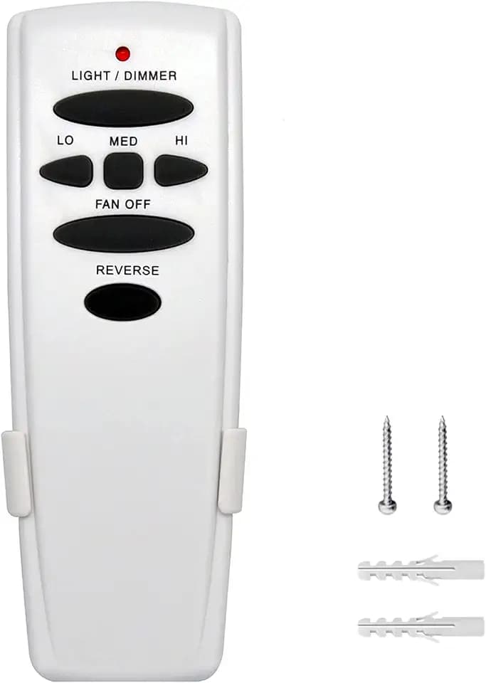 Hampton Bay Ceiling Fan Remote Control-3-Speed,Light Dimmer,Reverse Button