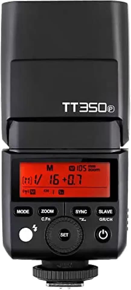 GODOX Blitzgerät TT350P Systemblitzgerät für Pentax Kameras, schwarz