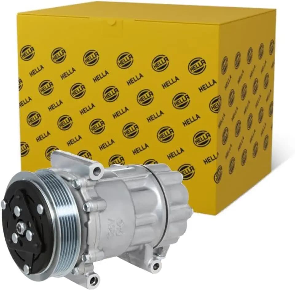 HELLA 8FK 366 201-691 Kompressor, Klimaanlage - SD6V12 - Wobble plate - 12V