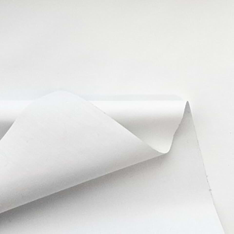 The Fabric Exchange Blackout Budget Drapery Lining Fabric by The Yard-White, 58 inches (Blackout-White-BTY)
