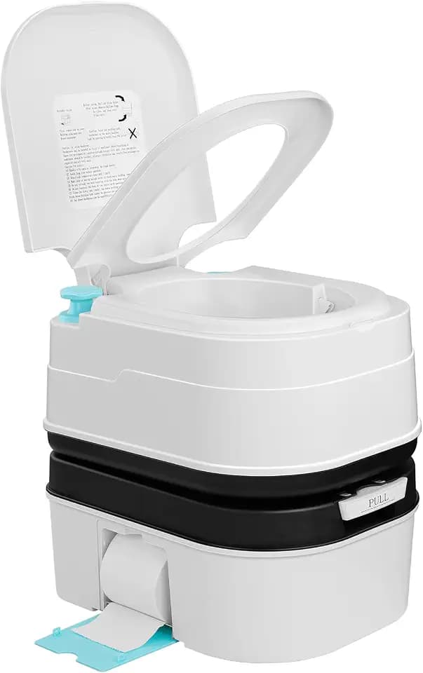 Kohree 6.34 Gal Portable Toilet for Camping, Large Capacity