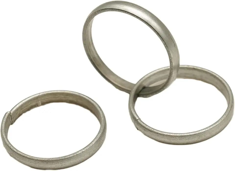 Generic Shani/Lohe Ka Challa Kale Ghode Ki Naal Iron Ring Made up of Black Horse Shoe Iron Ring for Lord Shani Dosh Upay (Nivaran) Kit/Shani Sade Sati & Shani Dhaiya Solution- Pack of 3, Yellow