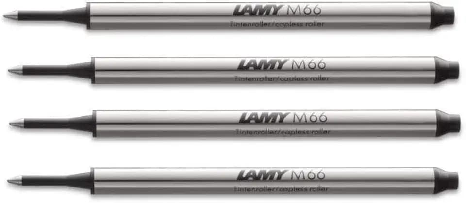Lamy M66 Rollerball Refill Black X 4