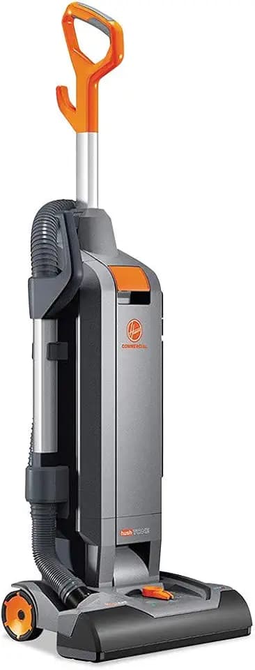 Hoover HushTone Commercial Vacuum Cleaner, 15 Inch, Bagged Upright Vac