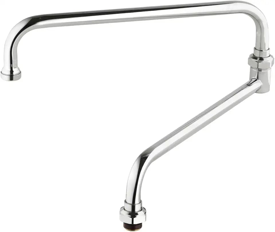 T&S Brass 069X Double Joint Swing Nozzle, 12-Inch Back Section, 12-Inch Front Section, 24-Inch Overall Length