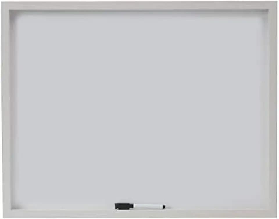 Mikasa White Board with Dry Erase Pen, 24x19-Inch, White