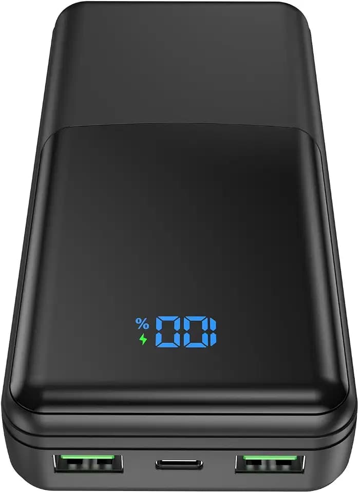 Coblob Power Bank 27000 mAh, Powerbank Schnellladefunktion USB C PD 20W | External Akku Battery für Handy, Kompatibel mit iPhone 17/16/15/14/13/12, Samsung, Huawei, Xiaomi und Mehr, Schwarz