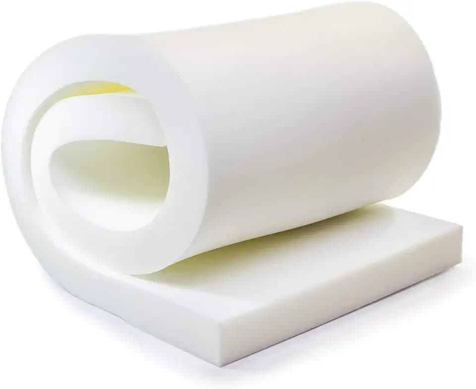 FOAMSPOT 2" Height x 24" Width x 96" Length 1.8 Density 44ILD (Firm) Upholstery Foam Cushion Made in USA