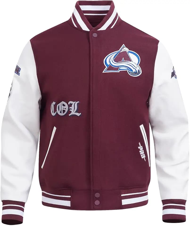Pro Standard Mens NHL Old English Varsity Jacket