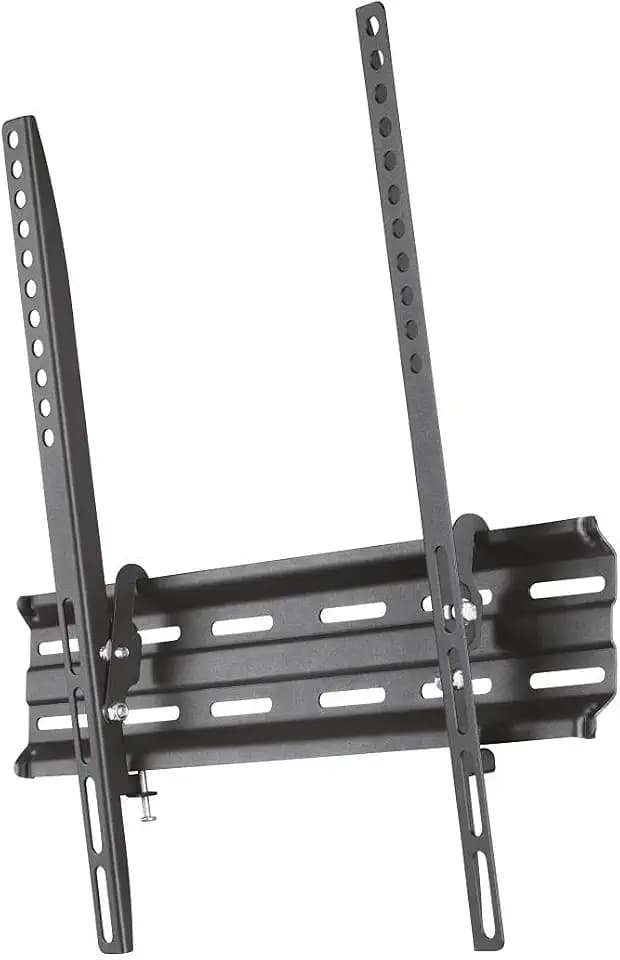 Hama TV Wandhalterung Neigbar (32-65 Zoll TV Halterung für Fernseher bis zu 35 kg, max. VESA 400x400, Neigbare Fernseh Wandhalterung inkl. Fischer-Dübel & Montageanleitung) schwarz
