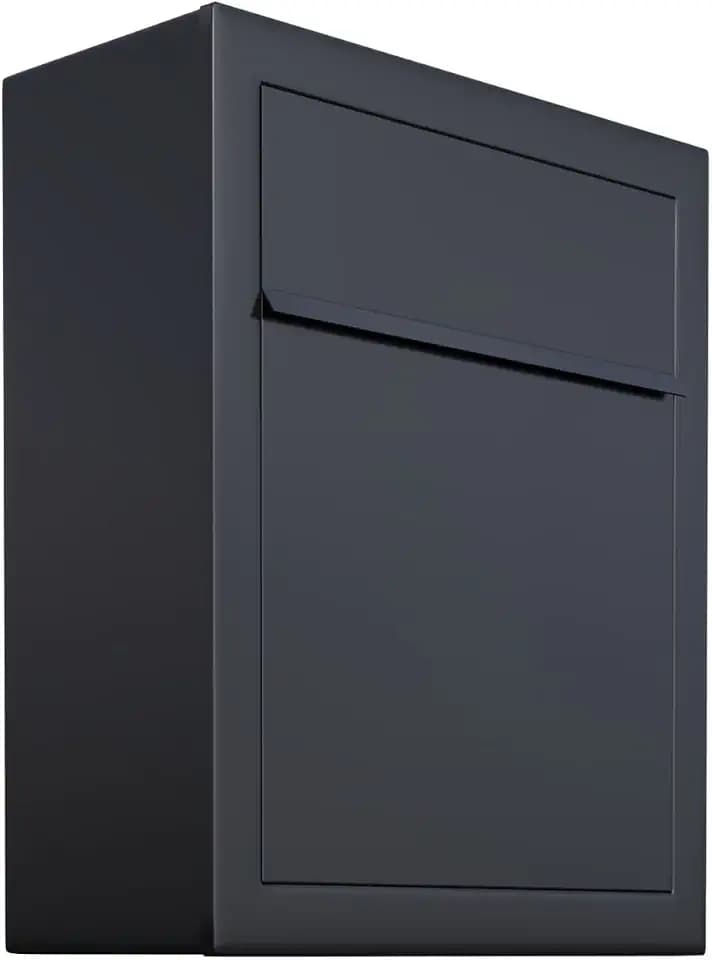 Base by Bravios - Contemporary Designer Mailbox in Powder-Coated Black
