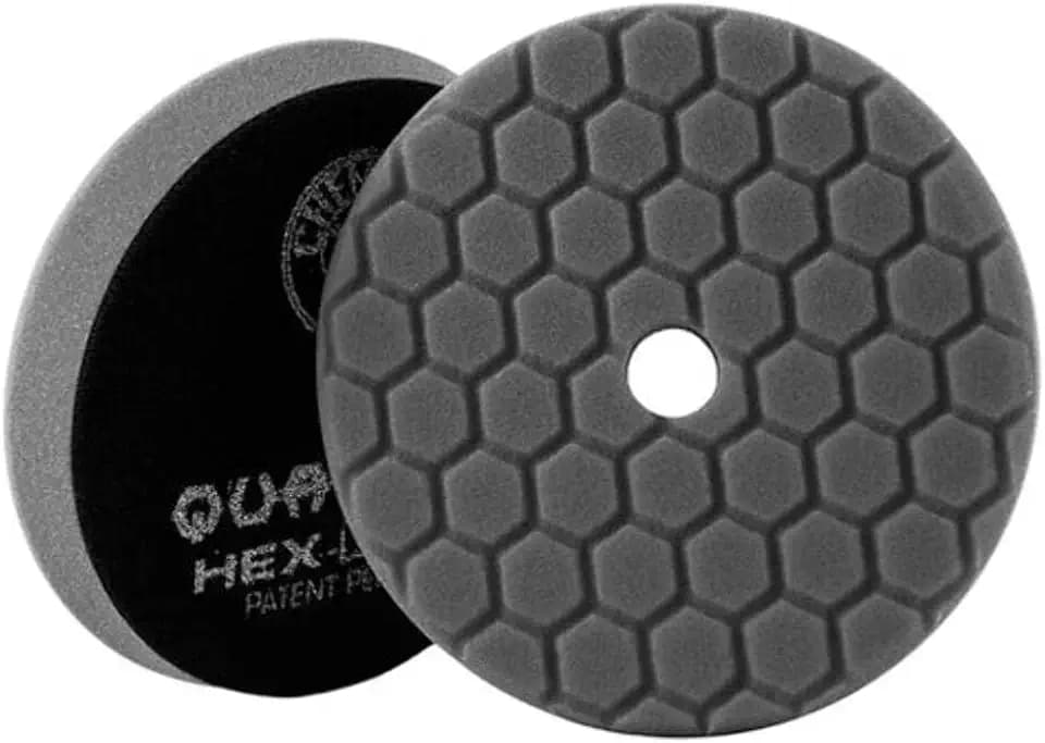 Chemical Guys, Hex-Logic Quantum Finishing Pad, Black, 5.5 inch for 5 in