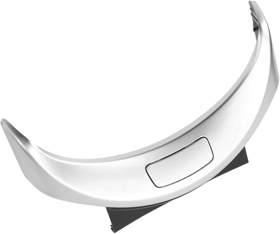 Armlehnen-Aufbewahrungsbox-Entriegelungsknopf Armlehnenbox-Entriegelungsschalterabdeckung 2056803307 Ersatz für W205 C200 C250 C300 W253 GLC260 GLC200 (Silber)