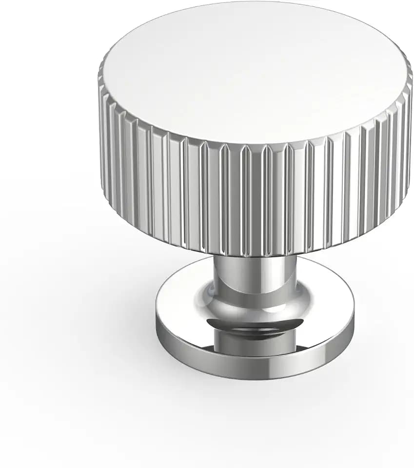 Asidrama 10 Pack Polished Chrome Kitchen Cabinet Knobs