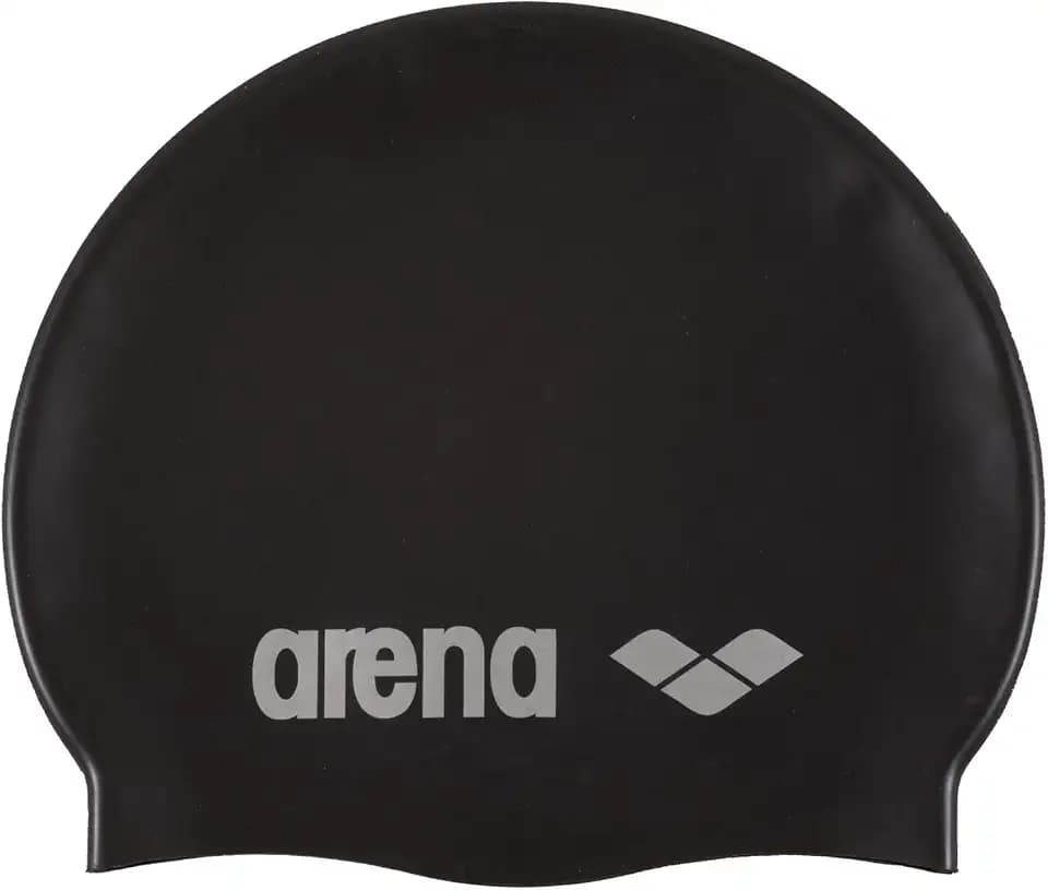 Arena Classic Unisex Soft Silicone Swim Cap for Women and Men, Intensive Training Comfortable Non-Slip Long Hair Swimming Hat