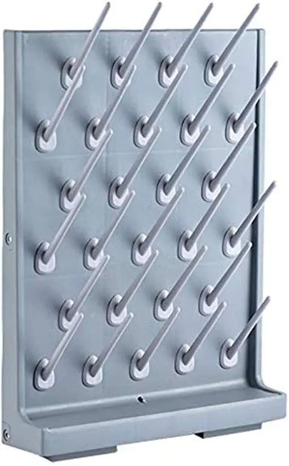 Drying Rack Lab Drying Rack 27 Pegs Grey