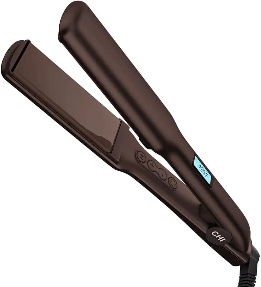 CHI Original Digital Ceramic Hairstyling Iron, 1.5", Chocolate