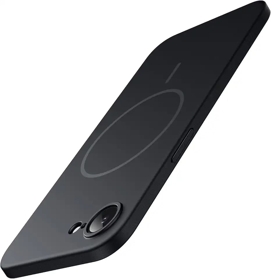 JETech Magnetic Slim Case for iPhone 17e/16e, Black