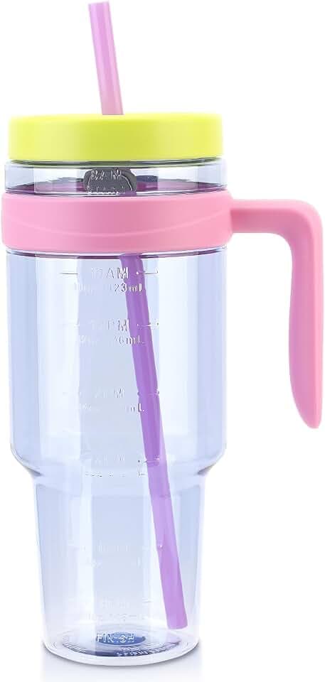 50oz Tritan Plastic Tumbler, Wide Mouth