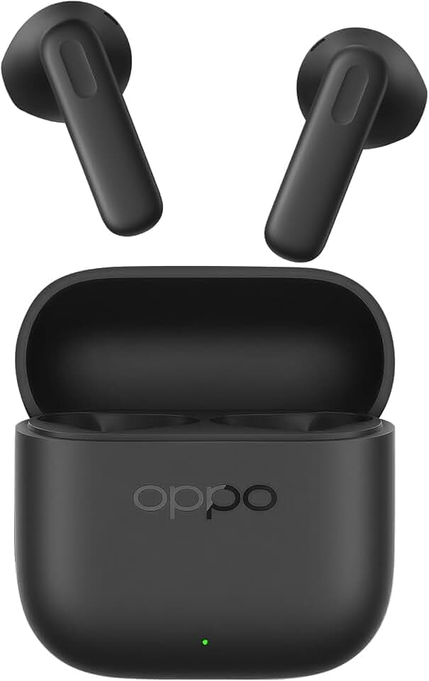 OPPO Enco Buds3 Kabellose In-Ear Kopfhörer, Bluetooth 5.4, IP55 Wasserdicht, 48 Std Akku, AI Translation, 47ms Gaming-Modus, Schwarz
