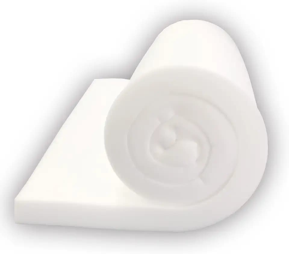 FOAMYFOAM 3Pack High Density 1 inch Thick, 24 inch Wide, 72 inch Long Upholstery Foam, Cushion Replacement