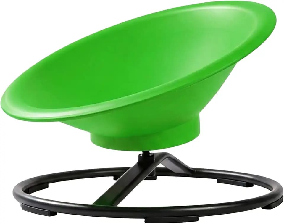 Spinning Chair for Autistic Kids & Adults, Sit and Spin Sensory Toys, Green