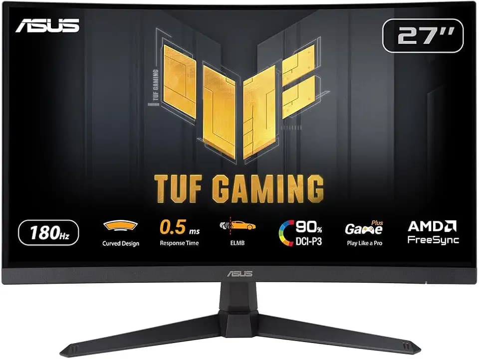 ASUS TUF Gaming VG27WQ3B 27 Zoll QHD Fast VA 180Hz Curved Gaming Monitor