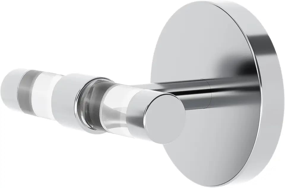 Swiss Madison Verre Acrylic Bathroom Robe Hook in Chrome