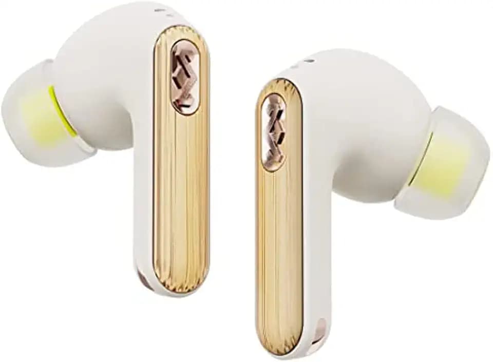 Marley House of Redemption ANC 2 - Kabellose In Ear Bluetooth Kopfhörer, aktive Geräuschunterdrückung, 24h Spielzeit, In-Ear Sensoren, mit App Cremefarben, One Size, EM-DE031-CE, Cream