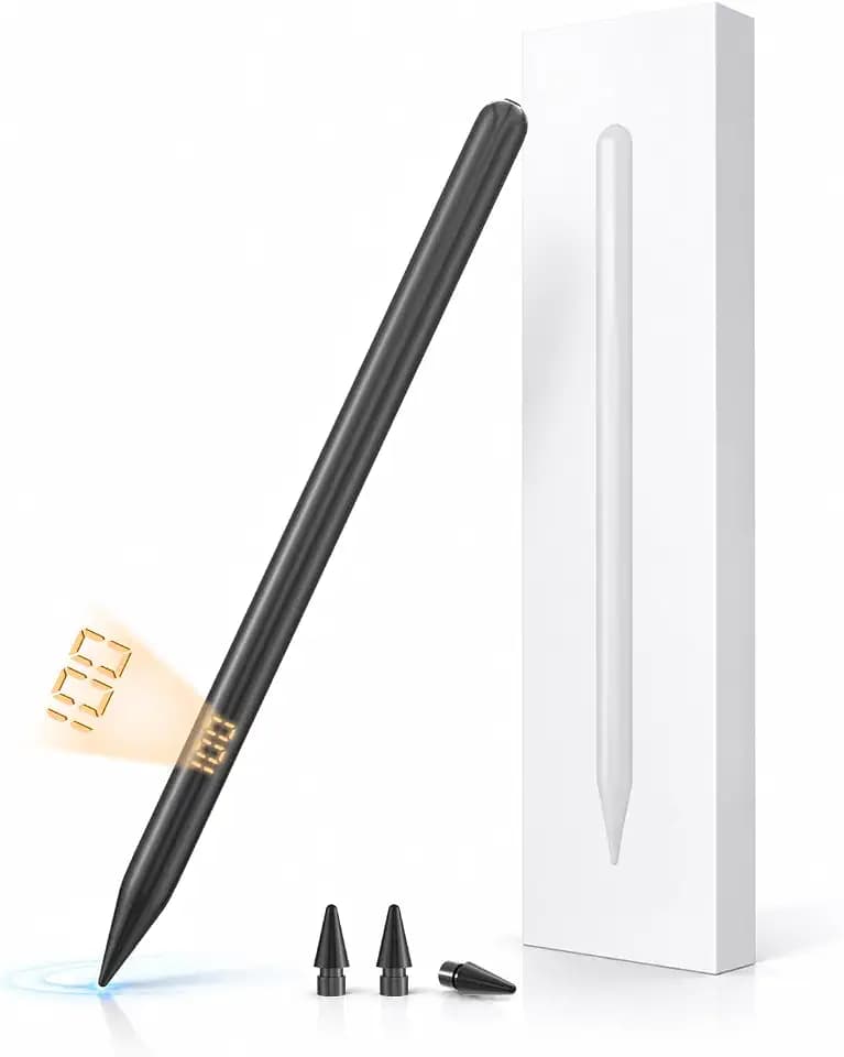 Stylus Pencil for iPad Pro 2018-2026, 20H Battery Life, LED Power Display