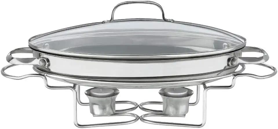 Cuisinart 7BSO-34 Stainless 13-1/2-Inch Oval Buffet Servers