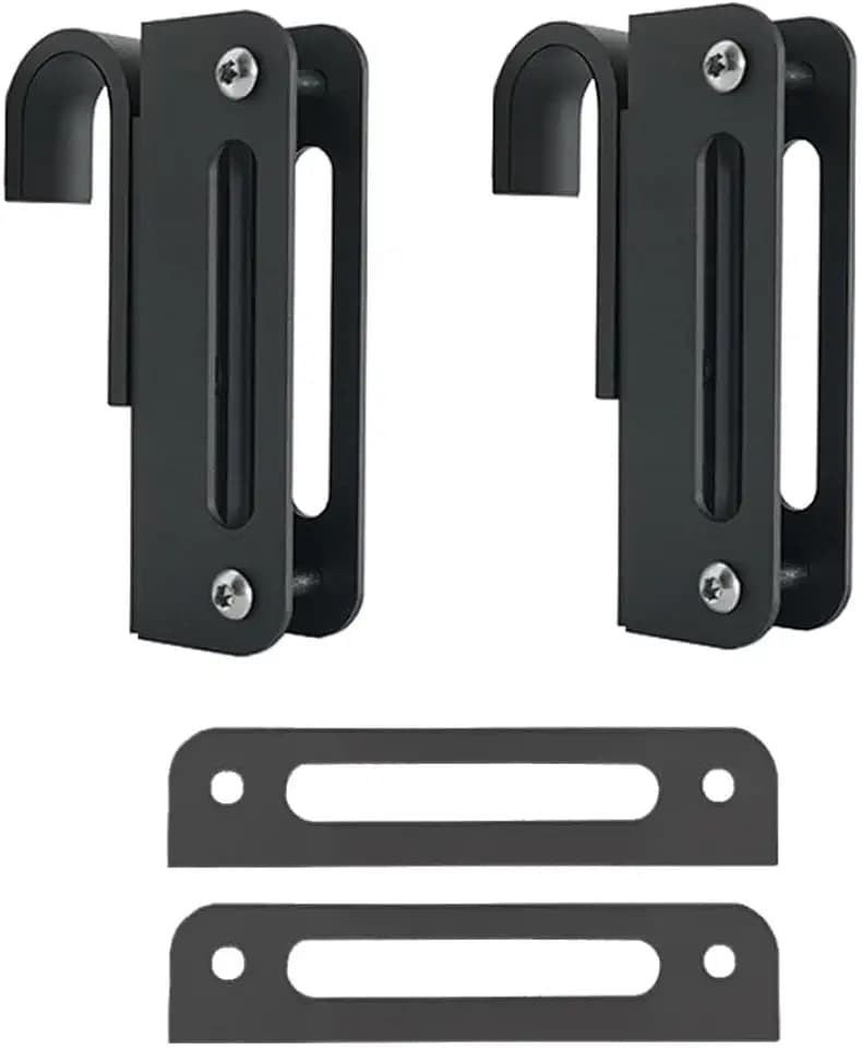 Telescope Hooks for Sliding Library Ladder, 2 Packs