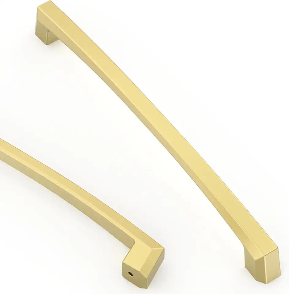 Asidrama 10 Pack 7.5 inch Brushed Gold Kitchen Cabinet Handles