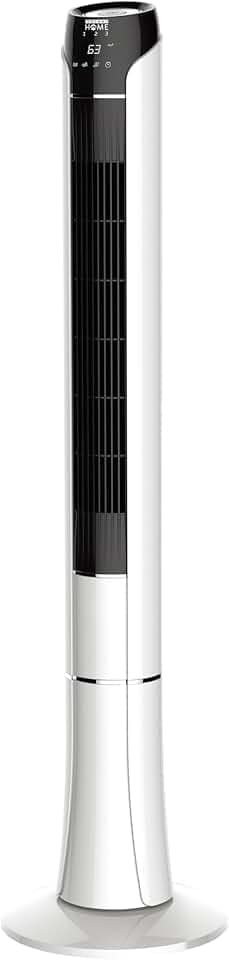 48" Tower Fan w/Remote, Quiet Standing Fan for Bedroom & Home