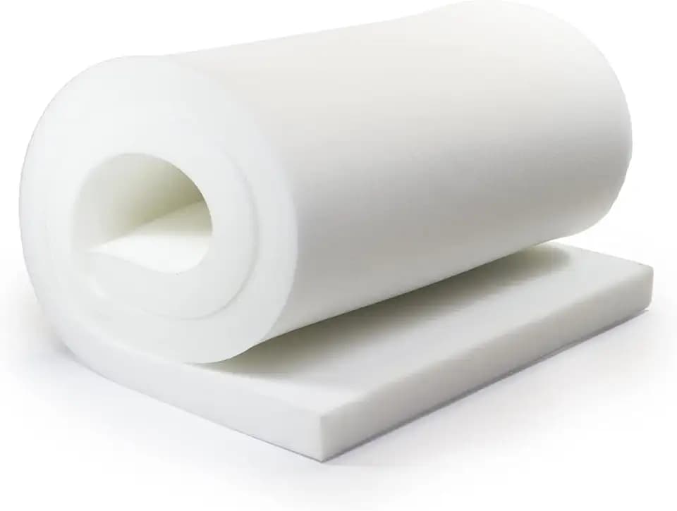 AK Trading CO. AK Trading Medium Density Cushion (Seat Replacement, Sheet, Padding), 5" H X 30" W x 72" L Upholstery Foam