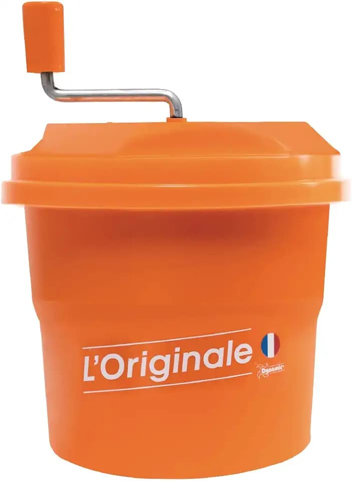 Dynamic E007 SD Commercial MINI Salad Spinner, 1.25 Gallon Capacity, Orange