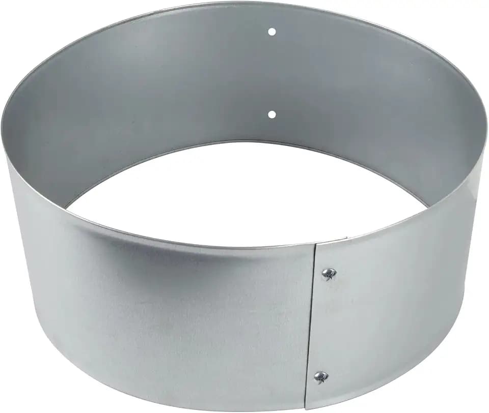 Windhager Rasenkanten Baumring-Set variabel, Raseneinfassung, Beeteinfassung, Beetbegrenzung, Mähkante, Rasen-Abgrenzung, DREI Größen formbar: Ø 35/53/70 cm, 07459, verzinkt